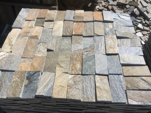 Плитка пилёная златолит Уральский для цоколя, отмостки купить в Санкт-Петербурге