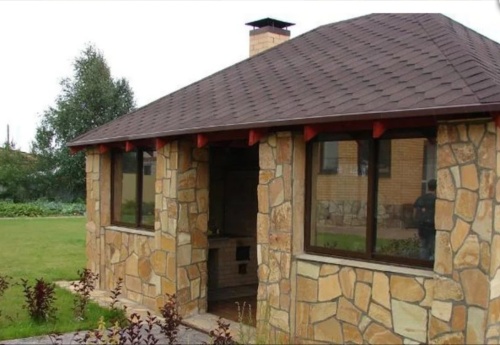 Плитняк златолит жёлтый для фасада 1,5-3 см купить в Санкт-Петербурге