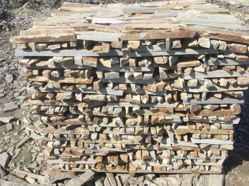 Горбушка златолит золотистый для облицовки купить в Санкт-Петербурге