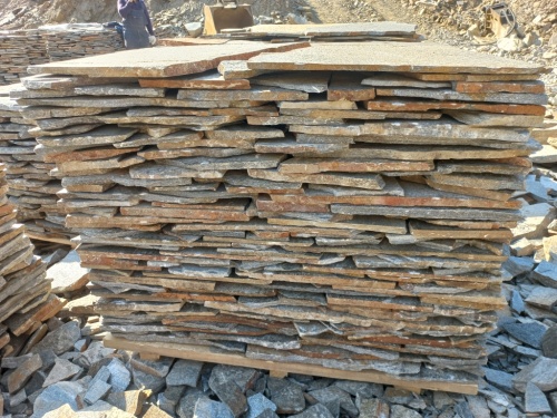 Плитняк серицит облицовочный 10-20мм купить в Санкт-Петербурге